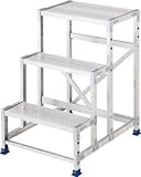 [N-4919866]ハセガワ　ライトステップ　ＤＢ２．０型　３段　０．９ｍ DB2.03N