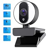 HD ウェブカメラ 1080P 明るさ調整可能 オートフォーカス H.264 ストリーミング ...