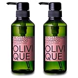 [2本セット] オリヴィーク くせ毛 ケア専用シャンプー うねり 癖毛用 オーガニック ユニセックス 頭皮クレンジング アルガンオイル 椿オイル オリーブオイル 美容室専売品 日本製 325ml
