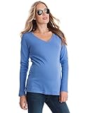 Seraphine セラフィン マタニティトップ Poppy コットンカシミヤマタニティナーシングジャンパー サイズM スカイブルー 授乳対応