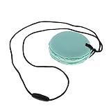 Kesoto シリコーン　歯がため　授乳ネックレス　母乳ネックレス　歯固め　ラクーン　マカロン　全9種類　 - 緑