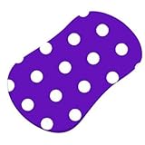 SheetWorld Fitted Bassinet Sheet (Fits Halo Bassinet Swivel Sleeper) - Polka Dots Purple - Made In U