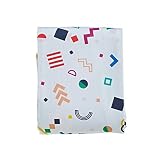 Sugar & Tots? Shake Shape Kids 100% Cotton Fitted Sheet, Twin [並行輸入品]