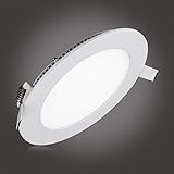 S&G® LED Panel Lamp Ceiling Lamp, Round Ultrathin Led Night Light 9W 620LM 6000k(Day White), The Hol