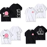 [PPluna] Tシャツ タコピーの原罪 半袖 タコピー グッズ 久世しずか 同型 綿 インナーシャツ 同人 服 スポーツ T-shirt 上着 夏服 日常服 ジュアル スポーツウエア トップス おしゃれ (A,XL) [並行輸入品]
