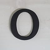 シンプルブラック!　真鍮　大文字アルファベット O