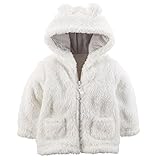 カーターズ Carter's フード付き もこもこ ふわふわ 軽めのシェルパ・ジャケット コート かわいい耳付き 秋冬 Hooded Sherpa Jacket 12M (72-78cm) [並行輸入