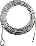 TRUSCO(トラスコ) 手動ウインチ用SUSワイヤーΦ5×30M用(シンブル入りロック) SUSWWS530