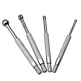 Baosity 4本　内径測定　穴ゲージセット　フルボール　調整可能　3-14mm　小孔ゲージ　高品質