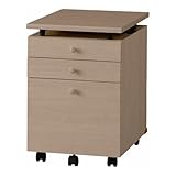 国産 完成品 天板昇降タイプ ワゴンアンジュ チェリーナチュラルカラー[幅41.4cm 奥行59.8cm] 1270105