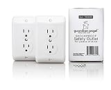 Guardian Angel Child Safety Outlet Plug Covers, 2 Pack [並行輸入品]