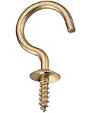 ProSource lr-387-ps rust-resistant装飾カップフック、ソリッド真鍮