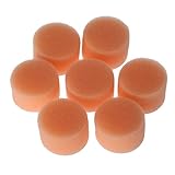 50枚入りセット カー研磨用 スポンジパッド バフ ワックスがけ用 研磨パッド オレンジ 25mm