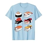 Huebucketの寿司フレンチブルドッグファニーTシャツ Tシャツ