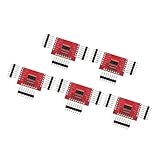 Dolity 5個入り　8ビット　シフトレジスタ　DIP-16 IC　ブレークアウト　PCBボード　74HC595　