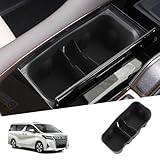 SHAOHAO トヨタ アルファード 40系 / ヴェルファイア 40系 センターコンソールカップホルダー シリコーン材質 ドリンクホルダー 収納 防滑 コンソールボックス 小物入れ アルファード 40系 ヴェルファイア 40系 内装パーツ 車用