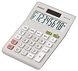 カシオ スタンダード電卓 税計算 ミニジャストタイプ 8桁 MW-8VTB-N ホワイト