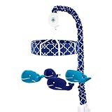 Happy Chic Baby Jonathan Adler Party Whale Crib Mobile, Blue/White by Happy Chic Baby Jonathan Adler