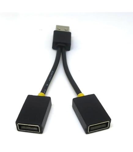 Amazon.co.jp: Sound Wave 2In1 USB電源ケーブル 2分岐ケーブル 二股