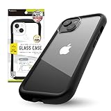 TR-IP22L2-CGCR-CCBK(ﾌﾞﾗｯｸ) iPhone 14 Plus用 GLASSICA Round 耐衝撃 背面ｶﾞﾗｽｹｰｽ