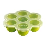 Beaba Silicone Multi Portions Tray - Green Beabaシリコーンマルチ部分がトレー - 緑を