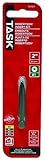 Task Tools T67511 2-Inch Robertson Screwdriver Power Insert Bit Number-1 Green [並行輸入品]