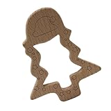 Kesoto 全６種類　歯がため　自然木製　歯のおもちゃ　リング　動物の形　ウッド　ベビー用　 - クリスマスツリー