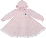 サンマルコ 収納ポーチ付き アナと雪の女王 ドレスタイプレインコート ボタン式 120cm ピンク