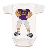East Carolina Pirates Heads Up 。Football Baby Onesie ( 18ヶ月)