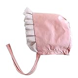 ロイヤルレース花ベビーGirls幼児Eyeletレース通気性コットンBonnet Sun Hat