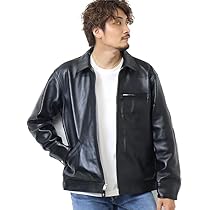 リプレイ 羊革 ラムレザー グラデーション トラッカージャケット