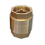 Sharplace インラインスプリング式　≤120℃ 　逆止め弁　一方向バルブ　垂直方向　水　油　全３サイズ - 2インチ