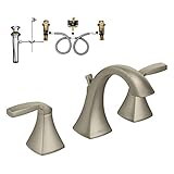 Moen klvo-d-t6905bn Voss 2ハンドルhigh-arc洗面所蛇口、つや消しニッケル
