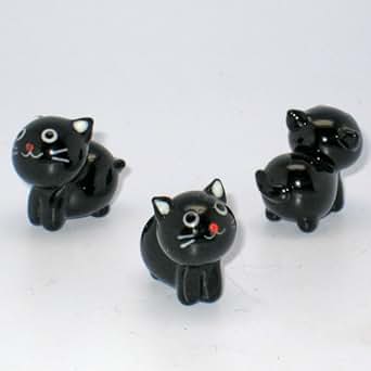 ガラス細工【ちびクロＳ】No.2103