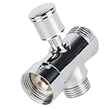 MagiDeal g3 / 4 " g1 / 2 "真鍮3ウェイシャワーヘッド切替弁バルブタップM / F t-typeスプリッタ