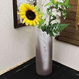 信楽焼　雪どけ寸胴花入れ【ha-0141】　花瓶　花器　一輪挿し　花入　しがらき焼　陶器　焼き物　壷　インテリア　おしゃれ　オシャレ