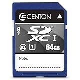 Centon SD Class 10 フラッシュメモリーカード 64GB x 3 (S1-SDXU1-64G-3-B)