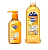 【数量限定】キュキュット オレンジの香り ポンプ本体240ml+つめかえ用385mlペア