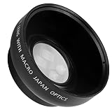 ASHATA 43mm広角レンズ、43mm 0.45X広角レンズ、すべての43Mmフィルターアパーチャカメラレンズ用、マクロレンズ付き、レンズ収納バッグ付き