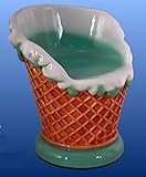 ＦＲＰ製　アイスクリームチェア / Ice Cream Chair 　４色展開　 fr130020 (グリーン)
