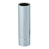 KTC(ケーテーシー) 9.5mm (3/8インチ) ディープソケット (十二角) B3L-1/2W
