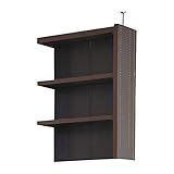 JKプラン 1cmピッチ 買いたせます書棚 薄型 追加用上置き 幅30 ダークブラウン ga-060 ga-060-db