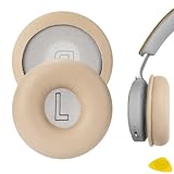 Geekria イヤーパッド互換性 パッド レイザー グアンドオルフセン Bang & OLUFSENs Beoplay H8, H8i ヘッドホンに対応 パッド イヤー/イヤーカップ プロテインレザー (カーキ/プラスチッククリップなし)