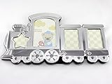 Skyway Train Baby Picture Photo Frame Keepsake Silver - Engravable by Skyway Products