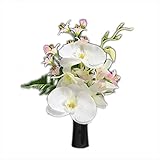 仏縁堂ブランド：お仏壇・インテリア用高級造花【ラスター仏花：C　花立付】腐らずお手入れ不要の便利なお花　仏壇・仏具