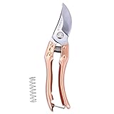 SoarUp 剪定鋏 園芸用ハサミ 剪定ハサミ 果樹 植木 庭木 剪定道具 人間工学 マンガン鋼製 園芸専用 ガーデン