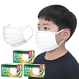 [OHTE] 新快適 プリーツ 不織布 子供用マスク 50枚×3個 ゴム幅6mm 耳が痛くなりにくい カケンテスト認証 全国マスク工業会会員 125mm×90mm