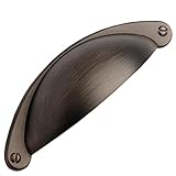 オイルはブロンズキャビネットPulls by Southern Hills , 2 1 / 2インチねじ間隔 – 4インチ合計長、Bin、プルカップPulls（5パック）、オイルはブロンズキャビネット