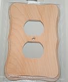 Set of 3 Unfinished Maple Wood二重壁プレートRemodel Construction by磁器とペーパー