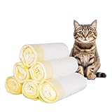 Charmkit 猫 トイレ専用ゴミ袋 猫トイレ 自動 ゴミ箱交換用 10枚ｘ6ロール（60枚入り）